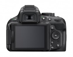 Nikon D5200 - zadní stěna fotoaparátu