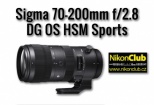 Sigma 70-200mm f/2.8 DG OS HSM Sports