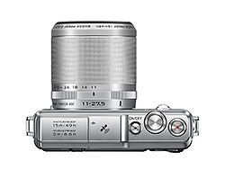 Nikon 1 AW 1 - horní strana fotoaparátu