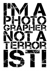 Jsem fotograf, ne terorista