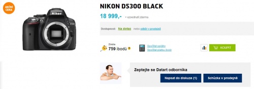 Akční cena Nikon D5300 nejlepší cena Nikon D5300